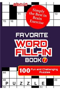 FAVORITE WORD FILL-IN Book 7