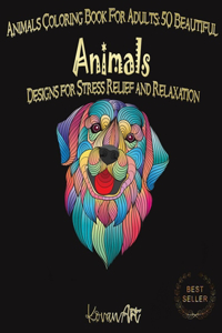 Animals Coloring Book For Adults