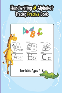 Handwriting & Alphabet Tracing Practice Book For Kids