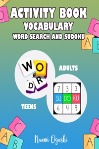 Activity Book Vocabulary Word Search Sudoku