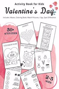 Valentine's Day Activity Book for Kids
