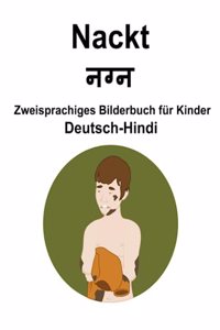 Deutsch-Hindi Nackt Zweisprachiges Bilderbuch für Kinder