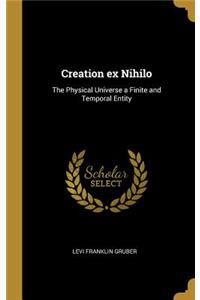 Creation ex Nihilo