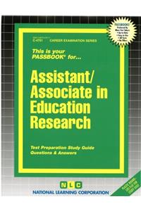 Assistant/Associate in Education Research