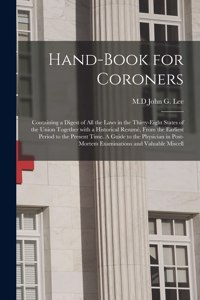 Hand-book for Coroners