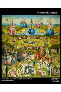 Notebook/Journal - The Garden of Earthly Delights (Center Panel) - Hieronymus Bosch