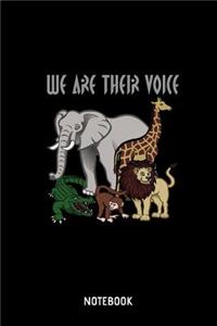 We Are Their Voice Notebook