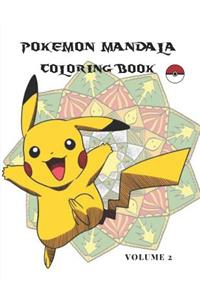 Pokemon Mandala Coloring Book Volume 2