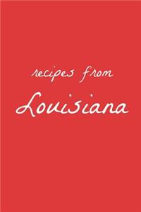 Recipes from Louisiana