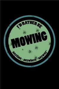 I'd Rather Be Mowing Anytime Anywhere Anyway