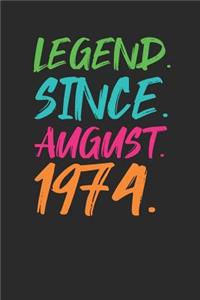 Legend Since August 1974