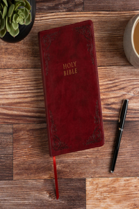KJV Large Print Personal Size Reference Bible, Burgundy
