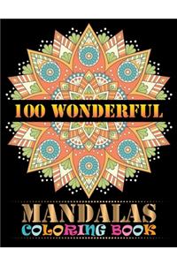 100 Wonderful Mandalas Coloring Book