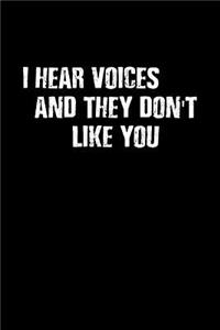 I Hear Voices and They Don't Like You