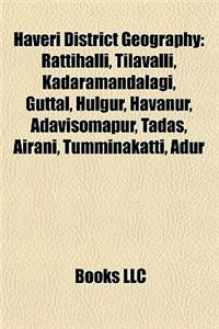 Haveri District Geography Introduction