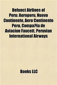 Defunct Airlines of Peru