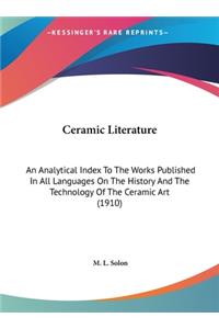 Ceramic Literature