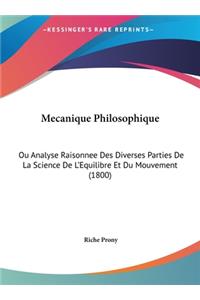 Mecanique Philosophique