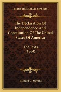 Declaration of Independence and Constitution of the Unitthe Declaration of Independence and Constitution of the United States of America Ed States of America