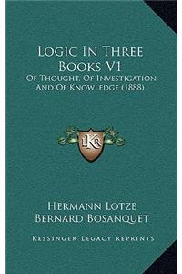 Logic in Three Books V1