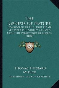 Genesis of Nature