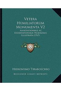 Vetera Humiliatorum Monumenta V2