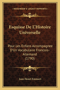 Esquisse De L'Histoire Universelle