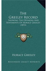 The Greeley Record