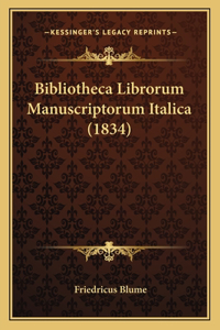 Bibliotheca Librorum Manuscriptorum Italica (1834)