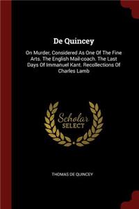 De Quincey