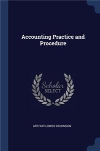 Accounting Practice and Procedure