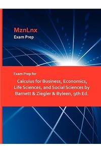 Exam Prep for Calculus for Business, Economics, Life Sciences, and Social Sciences by Barnett & Ziegler & Byleen, 9th Ed.