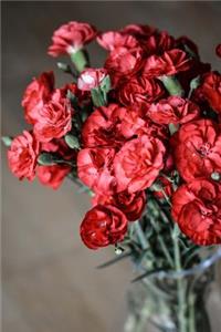 A Bouquet of Red Carnations Flower Journal