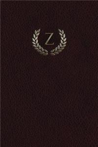 Monogram "Z" Notebook