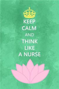 Keep calm and think like a nurse