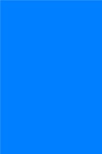 Journal Azure Blue Color Simple Plain Blue