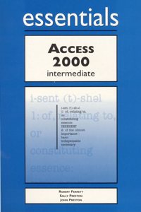 Access 2000 Essentials Intermediate