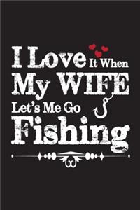 I Love it when my wife let's me go fishing