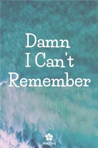 Damn I Can't Remember