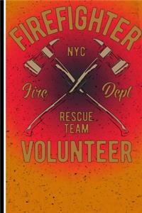 Firefigther Nyc Fire Dept Rescue Team Volunteer