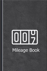 Mileage Log Book for Car