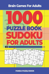 Brain Games For Adults - 1000 Puzzle Book Sudoku for Adults