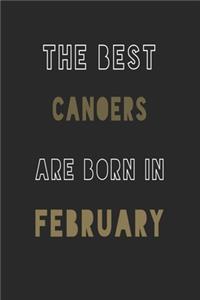 The Best canoers are Born in February journal