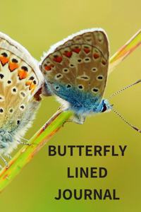 Butterfly Lined Journal