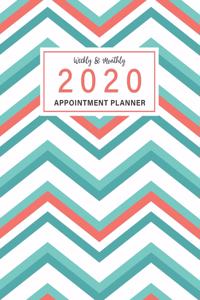 2020 Weekly & Monthly Appointment Planner
