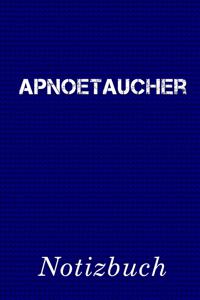Apnoetaucher Notizbuch