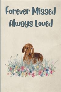Pet Grief Journal Dachshund