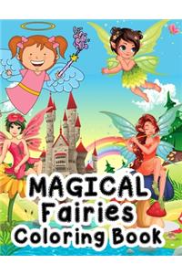 Magical Fairies Coloring Book