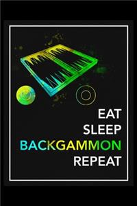 Eat Sleep Backgammon Repeat