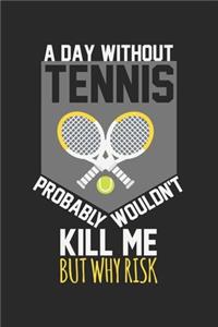 A day without tennis would not kill me, but why risk